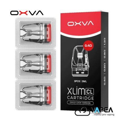 OXVA Xlim CL Pod Top Fill cartridge 0,4ohm 3ml 3Pack