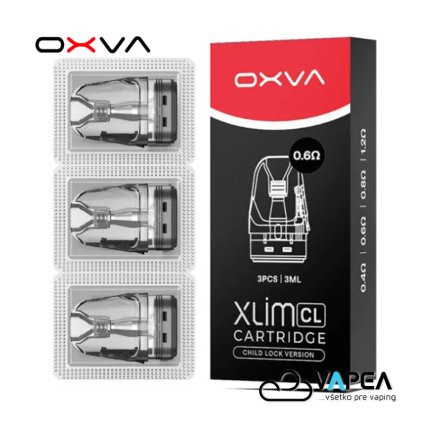 OXVA Xlim CL Pod Top Fill cartridge 0,6ohm 3ml 3Pack