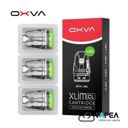 OXVA Xlim CL Pod Top Fill cartridge 1,2ohm 3ml 3Pack