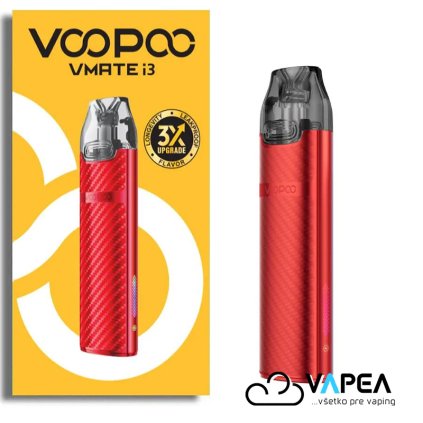 VOOPOO VMATE i3 Pod e cigarette 1500mAh Red