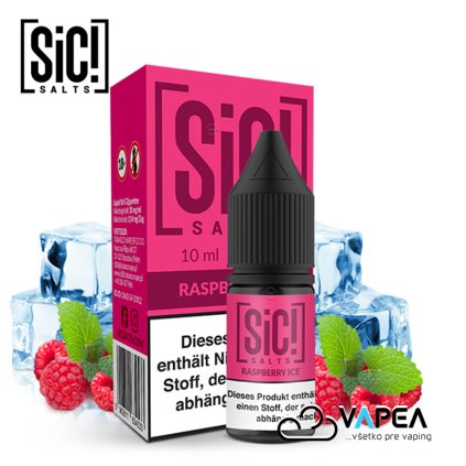 SIC! Salt Raspberry Ice 50 50 10ml 20mg Vapea