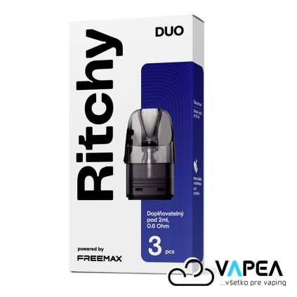 Ritchy DUO Pod Cartridge single mesh vapea 3Pack 0.6Ω