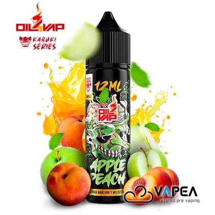 Kabuki Apple Peach Longfill 12ml Oil4Vap vapea