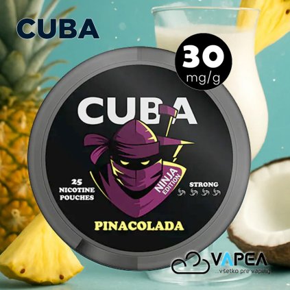 Cuba Ninja Pinacolada nikotinové vrecuska vapea