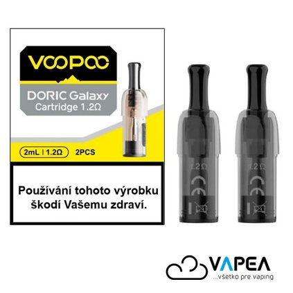 VOOPOO DORIC Galaxy cartridge 1,2ohm 2ml 2Pack vapea