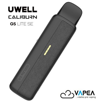 Uwell Caliburn G5 Lite SE Pod e cigarette 1600mAh Black Leather Vapea