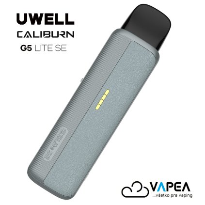 Uwell Caliburn G5 Lite SE Pod e cigarette 1600mAh Gray Leather Vapea