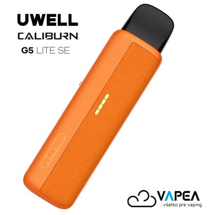 Uwell Caliburn G5 Lite SE Pod e cigarette 1600mAh Orange Leather Vapea