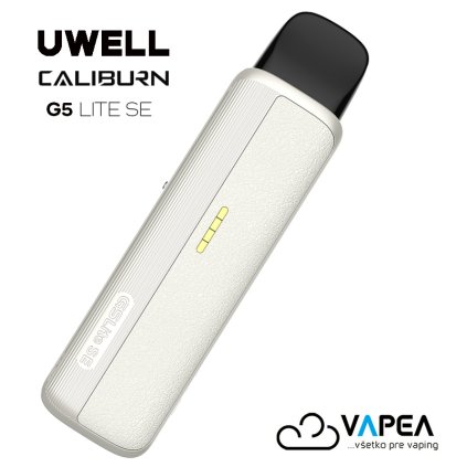 Uwell Caliburn G5 Lite SE Pod e cigarette 1600mAh White Leather Vapea