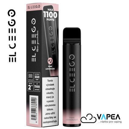 EL CEEGO jednorazová Pink lemonade 1100 pufs