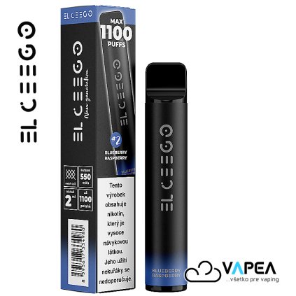 EL CEEGO jednorazová Blueberry Raspberry 1100 pufs