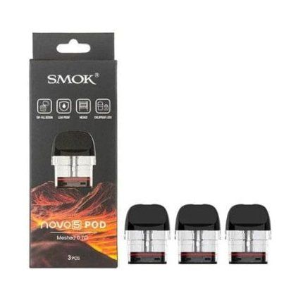 smoktech novo 5 mtl cartridge 07ohm 2ml 3pack