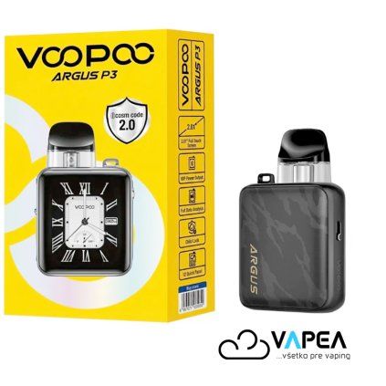 VOOPOO ARGUS P3 e cigarette 1500mAh Black Leather