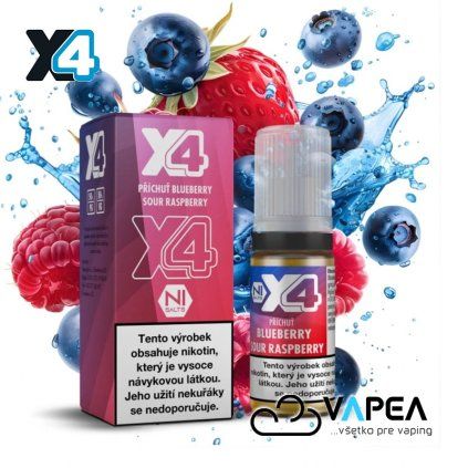 E liquid X4 Bar Juice Blue Sour Raspberry