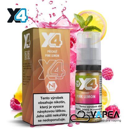 E liquid X4 Bar Juice Pink Lemon