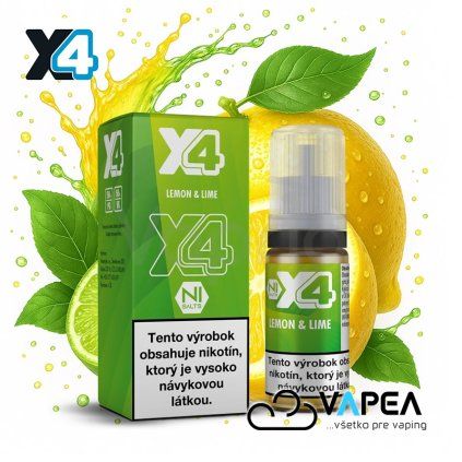 E liquid X4 Bar Juice Lemon Lime