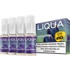 LIQUA Elements 4pack BLACKCURRANT 4x10ml 6mg nikotínu  ekonomické balenie 4 fľaštičky
