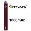 Anyvape EVOD batéria 1000 mAh -strieborná