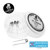 VapingCoil predmotané špirálky DL Clapton SS316 0,3ohm - 4ks
