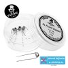 VapingCoil predmotané špirálky DL Fused Clapton SS316 0,3ohm - 4ks