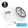 VapingCoil predmotané špirálky MTL Clapton SS316 0,3ohm - 4ks
