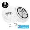 VapingCoil predmotané špirálky Triple Fused Clapton SS316 0,3ohm - 4ks