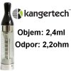 Kangertech CC/T2 clearomizer 2,4 ml 2,2 ohm - čierny