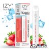 IZY one+ 1000 Puffs Strawberry Ice 0mg beznikotínová