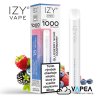 IZY one+ 1000 Puffs Blueberry Sour Raspberry 18mg nicotine
