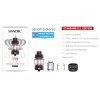 Smoktech TFV16 Tank clearomizér 9,0ml - strieborný