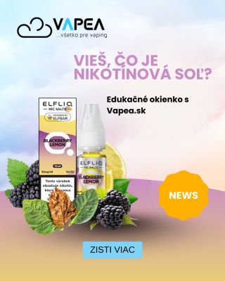 💥 Prečo nikotínová soľ? 🤔 Nikotínová soľ je nový level vapovania! 🔥 Ak si na ceste prechodu z cigariet na elektronické...