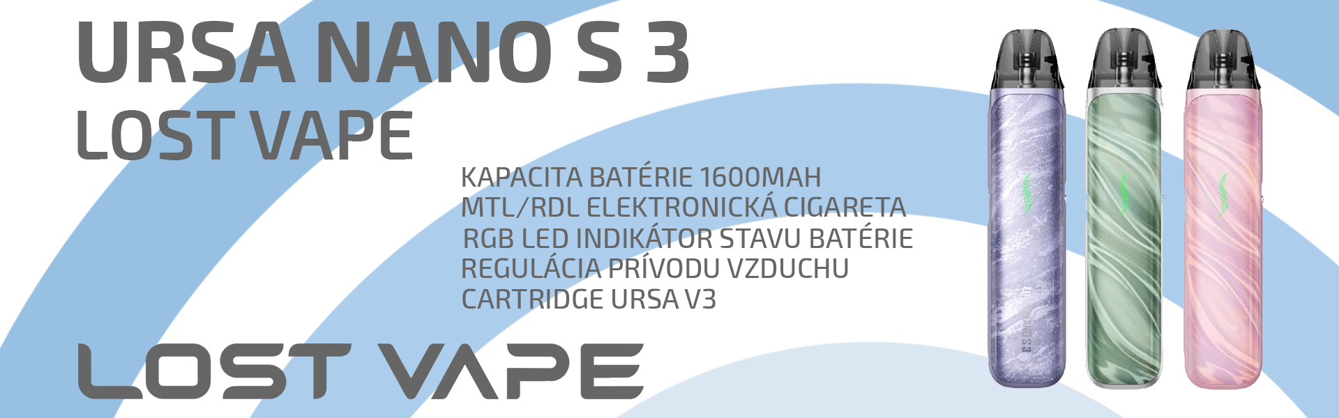 Lost Vape Ursa Nano S 3 1600mAh