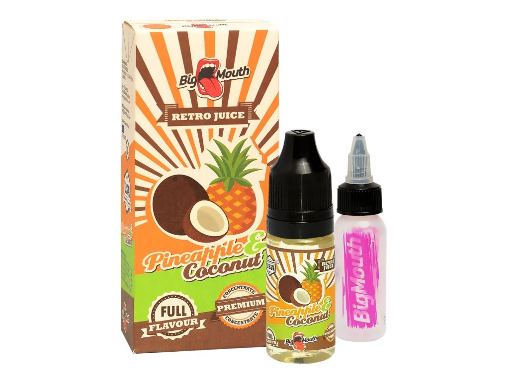 prichut big mouth retro pineapple and coconut