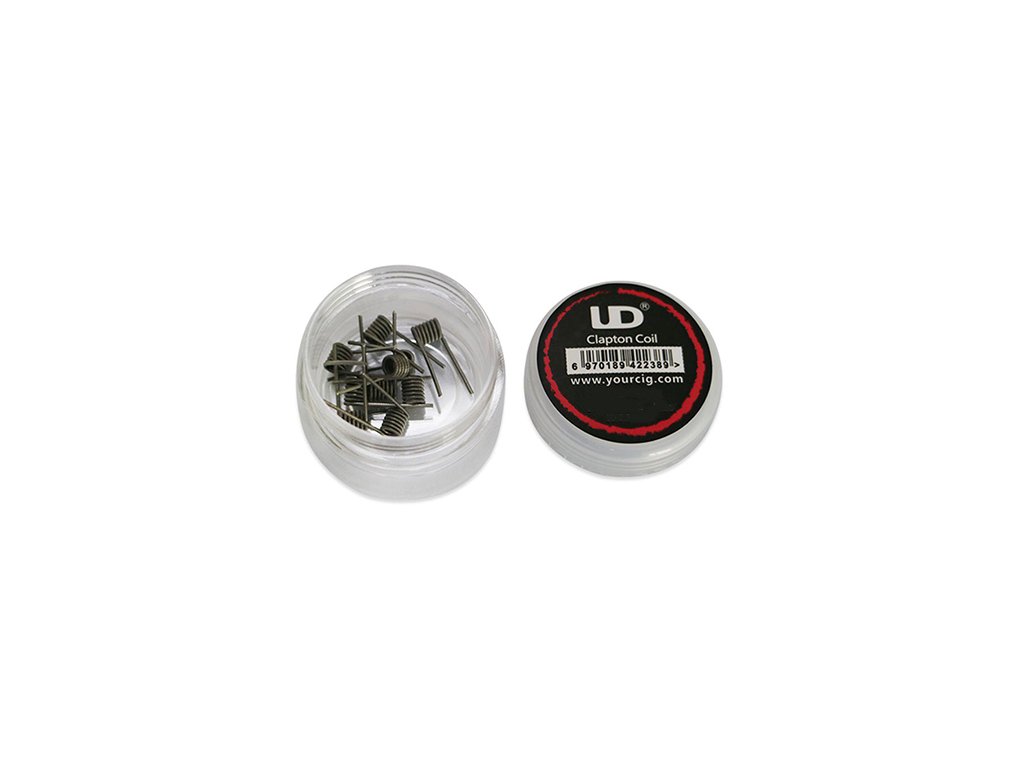 UD cievka Staggered Fused Clapton Coil SS316L