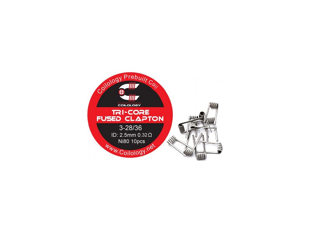 Coilology Tri-Core Fused Clapton Coil Ni80