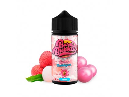 burst my bubble lychee bubblegum 100ml