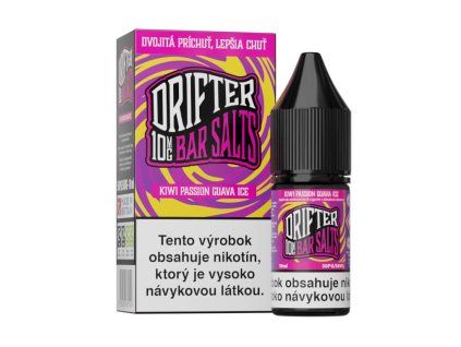 e liquid drifter bar salt kiwi passion guava ice 10 mg a