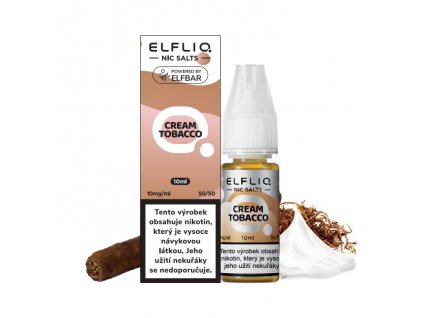 ElfLiq Nic Salts Cream Tobacco