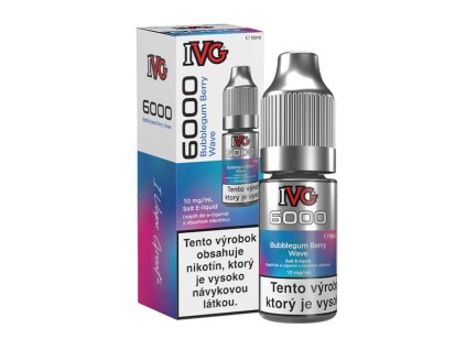 e liquid ivg 6000 salt bubblegum berry wave 10 mg