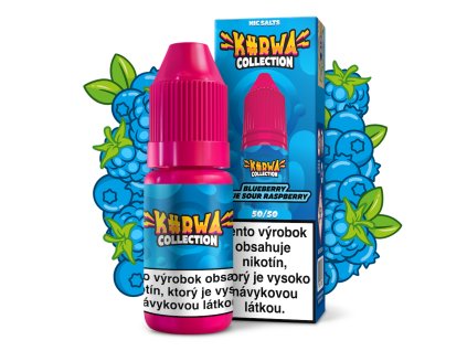 Collection liqud mockup Blueberry Blue Sour Raspberry can+box Slovak