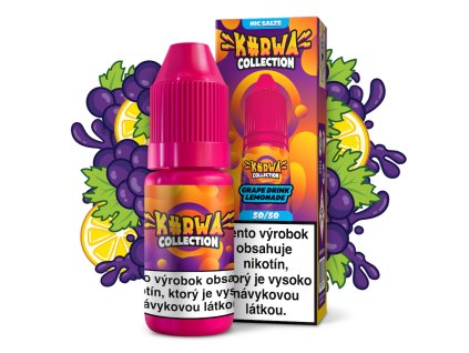Collection liqud mockup Grape Drink Lemonade can+box Slovak