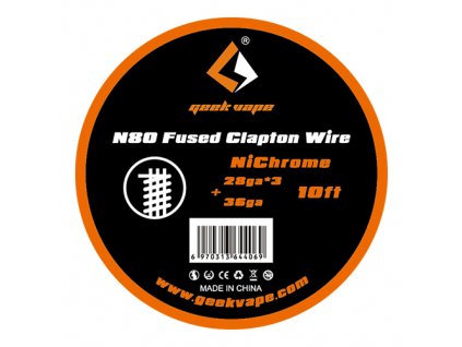 GeekVape drôt N80 Fused Clapton Wire 28ga*3+36ga NiChrome