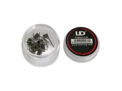 UD cievka Staggered Fused Clapton Coil SS316L
