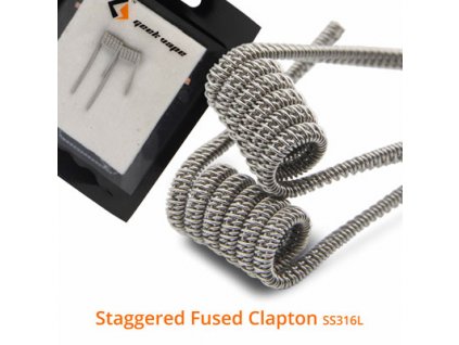 GeekVape cievka Staggered Fused Clapton Coil SS316L
