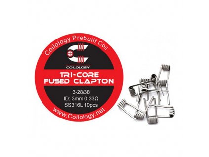 Coilology Tri-Core Fused Clapton Coil SS316L