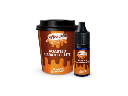 CoffeeMill Concentrates RoastedCaramelLatte Bottle and box 300x300