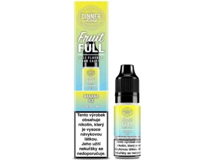 dinner lady fruit full salt banana ice 10ml 20mg 414725