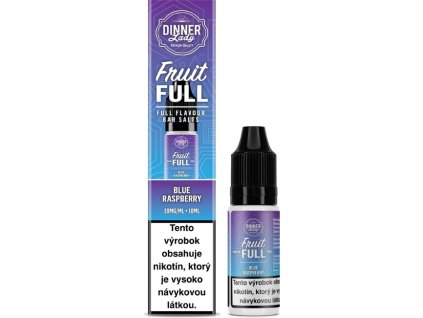dinner lady fruit full salt blue raspberry 10ml 20mg 414726