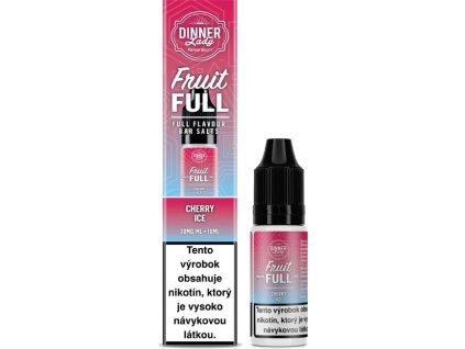 dinner lady fruit full salt cherry ice 10ml 20mg 414729