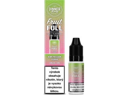 16592 dinner lady fruit full salt kiwi passion guava 10ml 20mg 414730